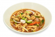 Shredded Chicken With Red and Green Chilly