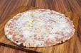 Lahm b Ajine with cheese Manakish