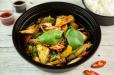 Assorted vegetable with hot basil