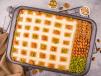 Basbousa Tray With Cream And Nuts