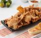 Crispy fried chicken skin