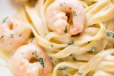 Prawns Alfredo Pasta