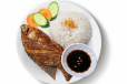 Fried Tilapia with Rice
