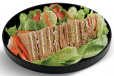 Vegetable Diet Club Sandwich