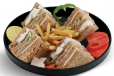 Boiled Egg Diet Club sandwich