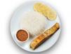 Salmon With White Rice