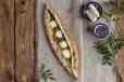 Zaatar with Nabulsi Cheese Fatayer