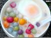 Bua Loy Rice Balls With Sweet Egg In Coconut Milk