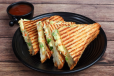 Grilled Veg Cheese Sandwich