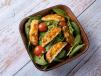 Spinach Halloum Salad