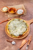 Labneh and Zaatar Manakish