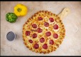 Cheese and Pepperoni Manakish