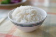 Steamed plain rice