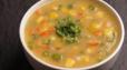 Sweet corn vegetable soup