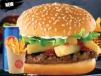 Star Grill Beef Burger With Fries And Pepsi