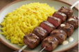 Beef Kabab With Rice