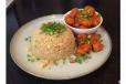 Schezwan Sauce Chicken With Choice Of Fried Rice