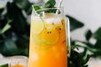 Fresh Passion Fruit Lemon Mint Juice