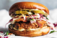 Cheesy Fry With Chicken Special Sandwich