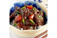 Beef Asado with Atsara Salad