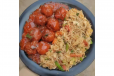 Manchurian Veg with Fried Rice