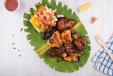BBQ Platter with Ensaladang Filipino