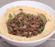 Hummus with Meat Plate