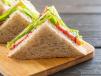 Vegetable Club Sandwich