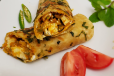 Paneer Bhuruna Wrap