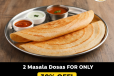 2 Masala Dosas