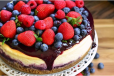 Strawberry And Blueberry Cheesecake