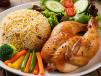 Half Chicken Meal With Vermicelli Rice And Vegetables Today
