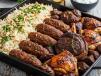 Mixed Meat And Kofta Roasto In The Oven With Basmati Rice