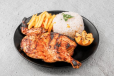 Chicken Half Charcoal With Rice