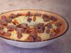 Hommos with Meat Cubes