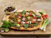 Manqusha Zaatar with vegetables