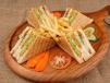 Falefel Club Sandwich