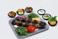 Healthy Lamb Kebab With Eggplant