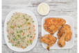 Chi. Fried Rice W. Broasted Chicken (2 Pcs)