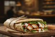 Fish Fillet Parotta Sandwich
