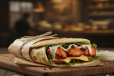 Tandoori Tikka Parotta Sandwich