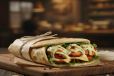 Chicken Lemon Parotta Sandwich
