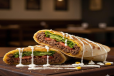 Beef Parotta Sandwich