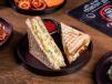 Cheese Corn 'n' Capsicum Grilled Sandwich