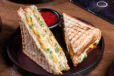 Cheese Corn 'N' Capsicum Grilled Sandwich