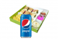 Fola Stuffed Falafel Meal With Pepsi 330 Ml And Fries