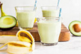 Avocado And Banana Mix Juice