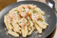 Shrimp Pasta White Sauce