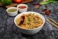 Schezwan Mushroom Fried Noodles