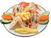 Vegetable Club Sandwich